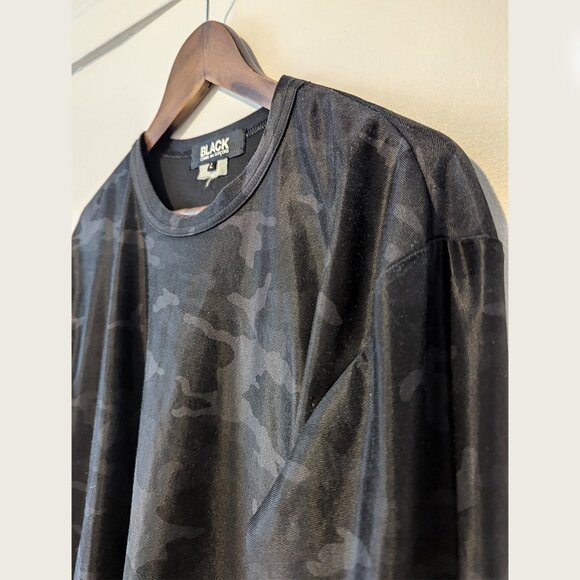 BLACK COMME DES GARÇONS - Camo technical t-shirt - Sz L - Picture 2 of 6